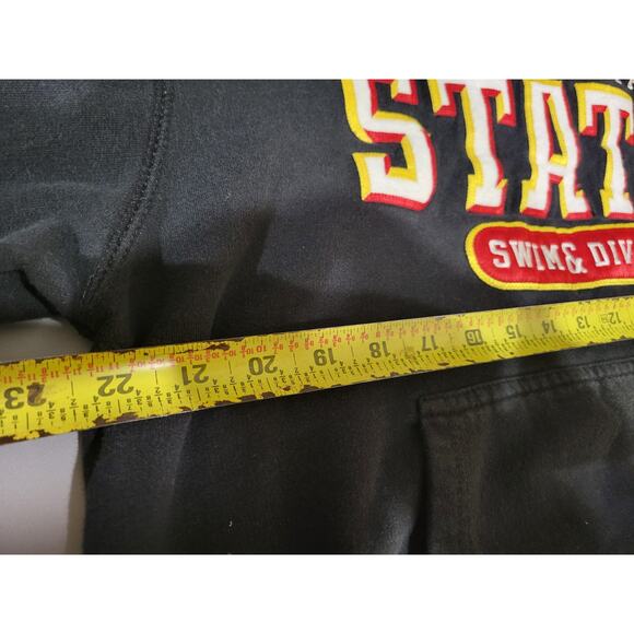 2010 Minnesota State University Swim & Dive Team Hoodie Mens Medium Black - Picture 7 of 8